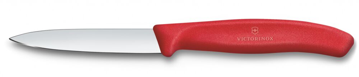 Victorinox 6.7601.C1 Swiss Classic 8cm Düz Soyma Bıçağı, Kırmızı