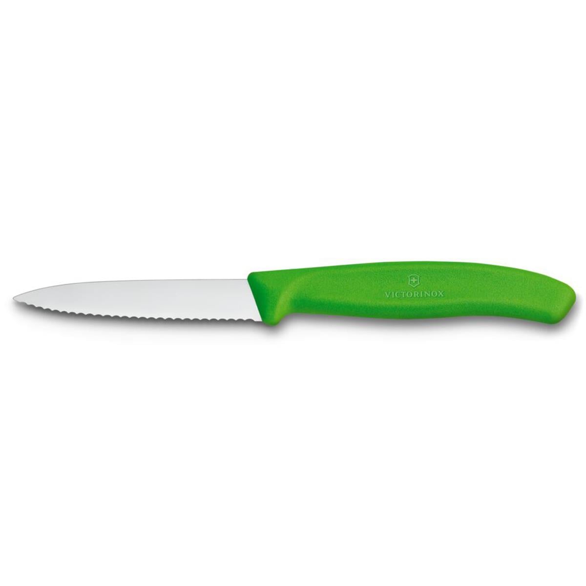 Victorinox 6.7636.L114B 8cm Yeşil 2li Tırtıklı Soyma Bıçağı, Blisterli Paket