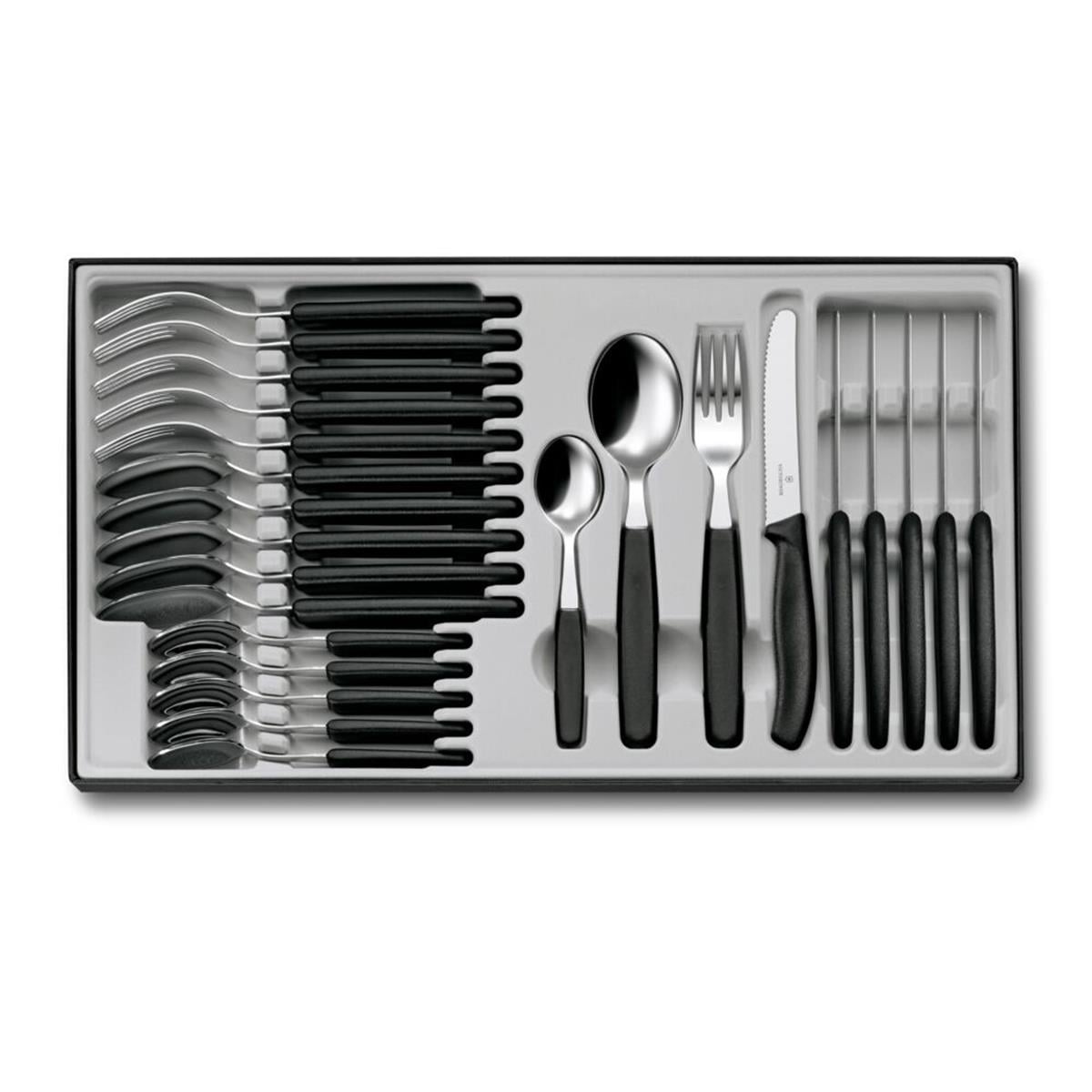 Victorinox 6.7833.24 Siyah Masa Seti, 24 Parça