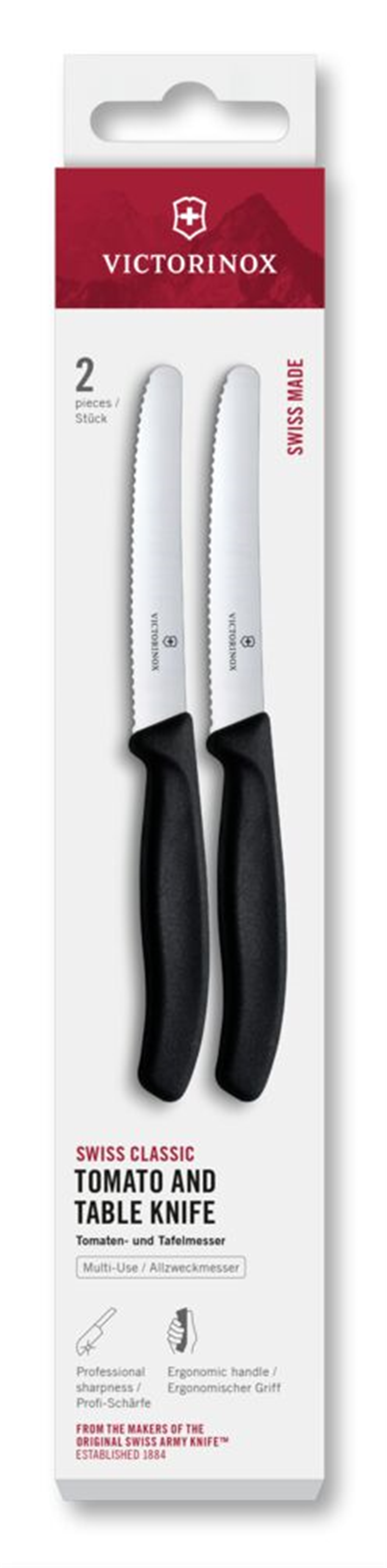 Victorinox 6.7833.2 2li 12cm Tırtıklı Domates Bıçağı