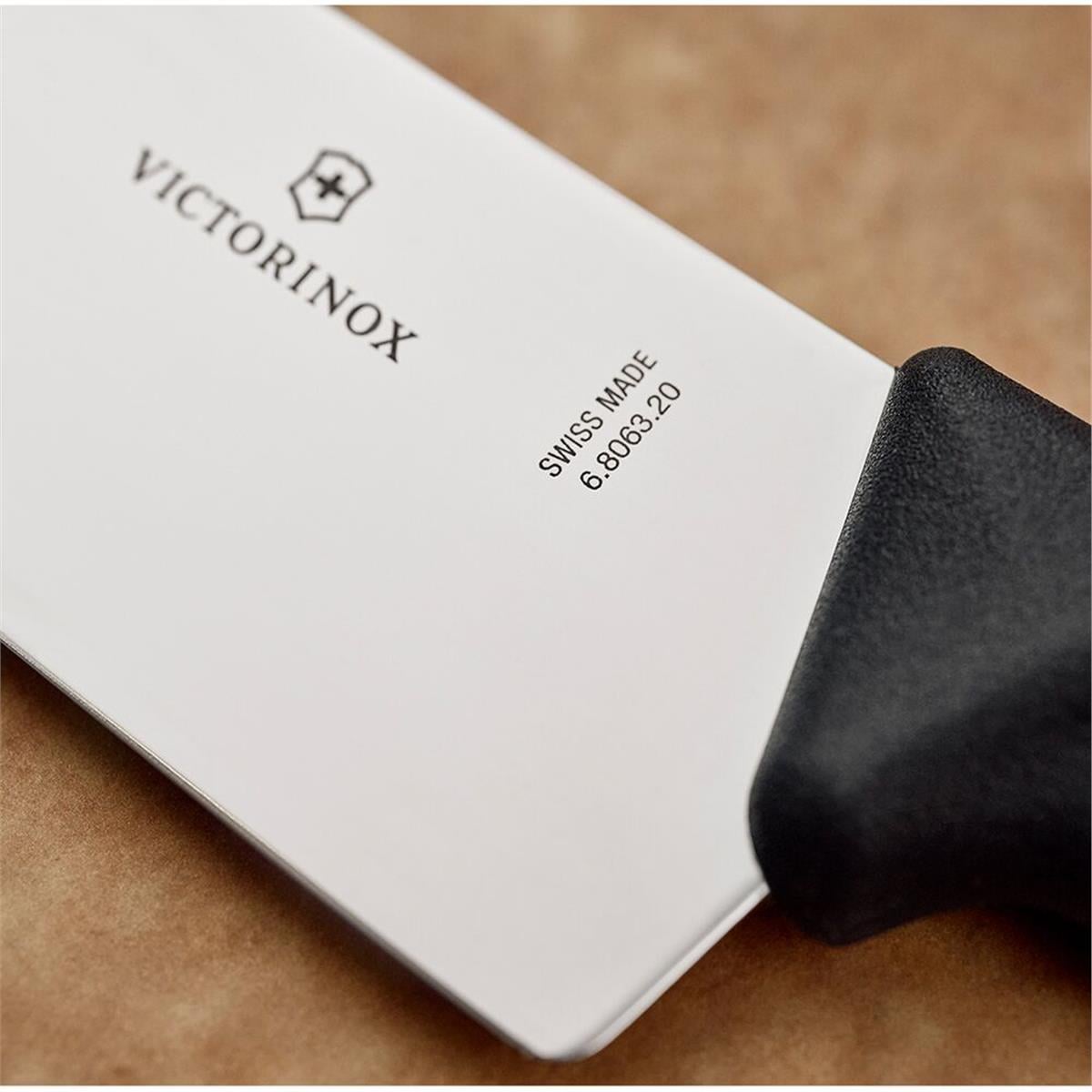 Victorinox 6.8063.20 20cm Siyah Doğrama Bıçağı, Blisterli Paket