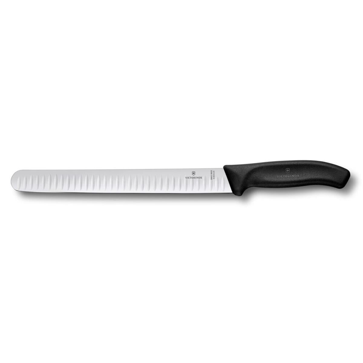 Victorinox 6.8223.25B 25cm Siyah Dilimleme Bıçağı, Blisterli Paket