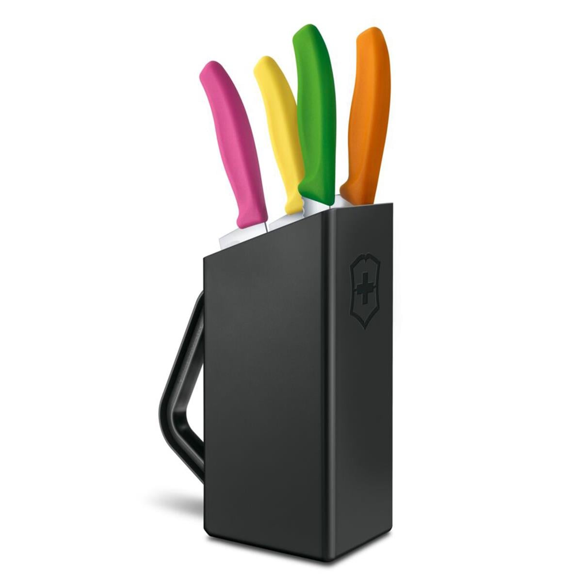 Victorinox 7.7033.03 SwissClassic Siyah Büyük Boy Bıçak Seti Bloğu