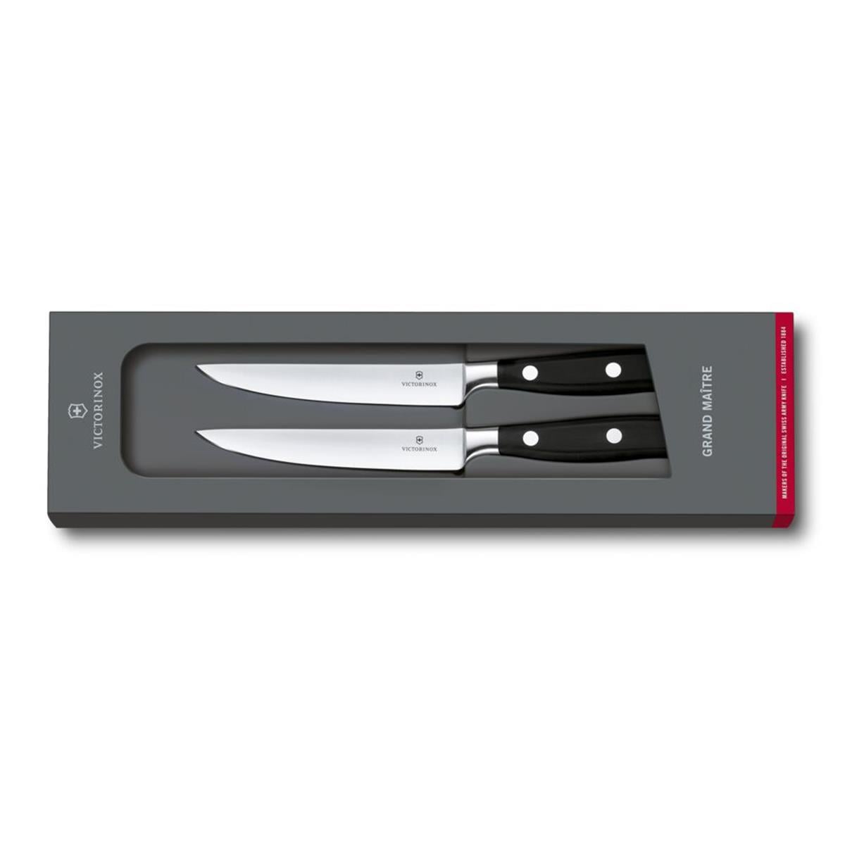 Victorinox 7.7242.2 12cm Siyah Dövme Çelik Biftek Bıçağı, Hediye Kutulu