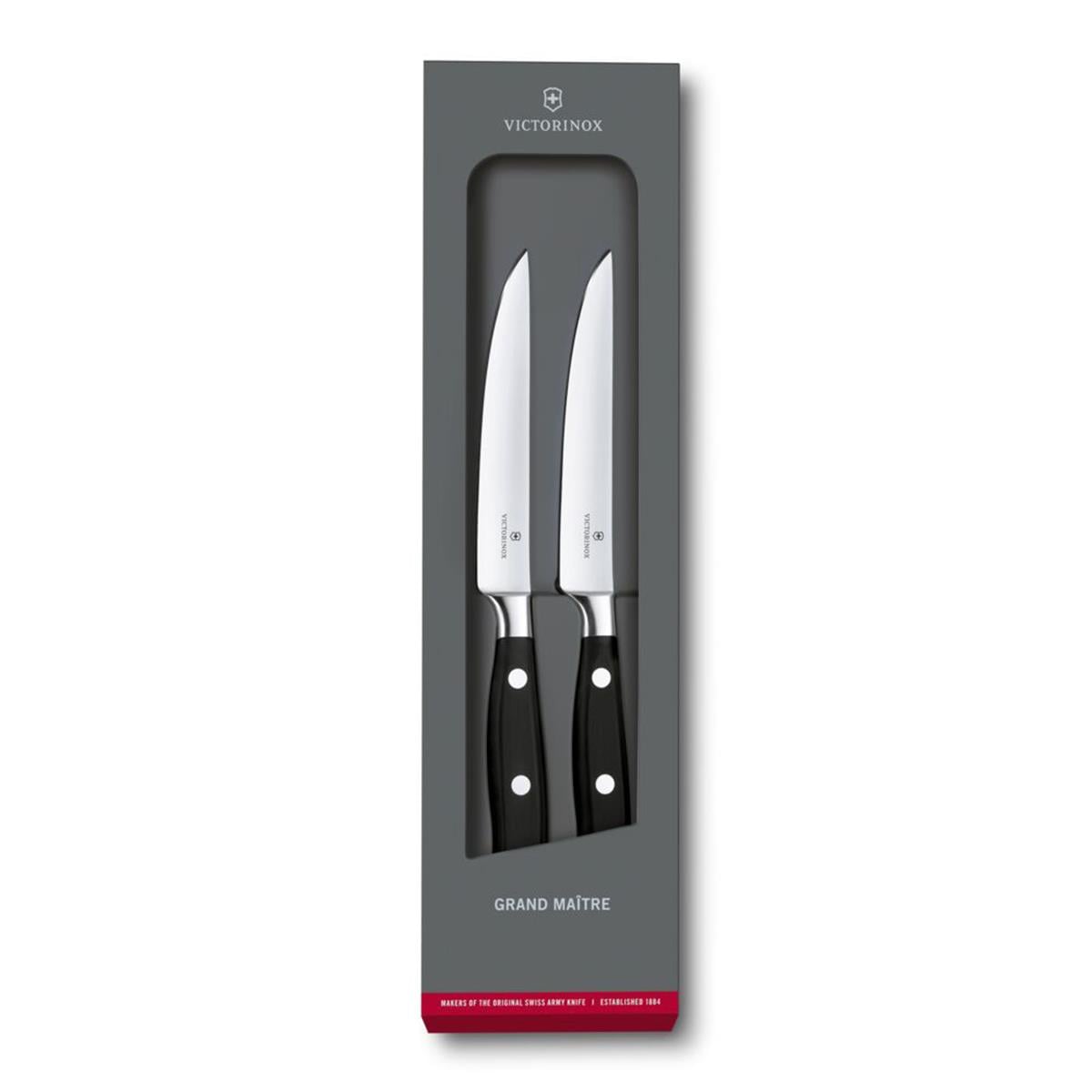 Victorinox 7.7242.2 12cm Siyah Dövme Çelik Biftek Bıçağı, Hediye Kutulu
