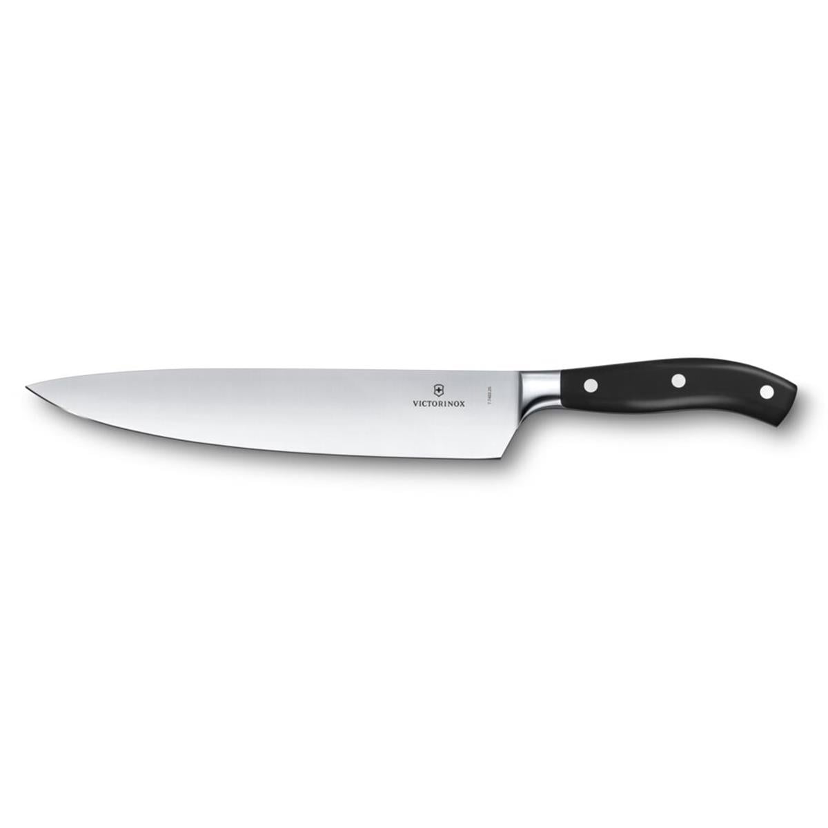 Victorinox 7.7403.25G 25cm Siyah Dövme Çelik Doğrama Bıçağı, Hediye Kutulu