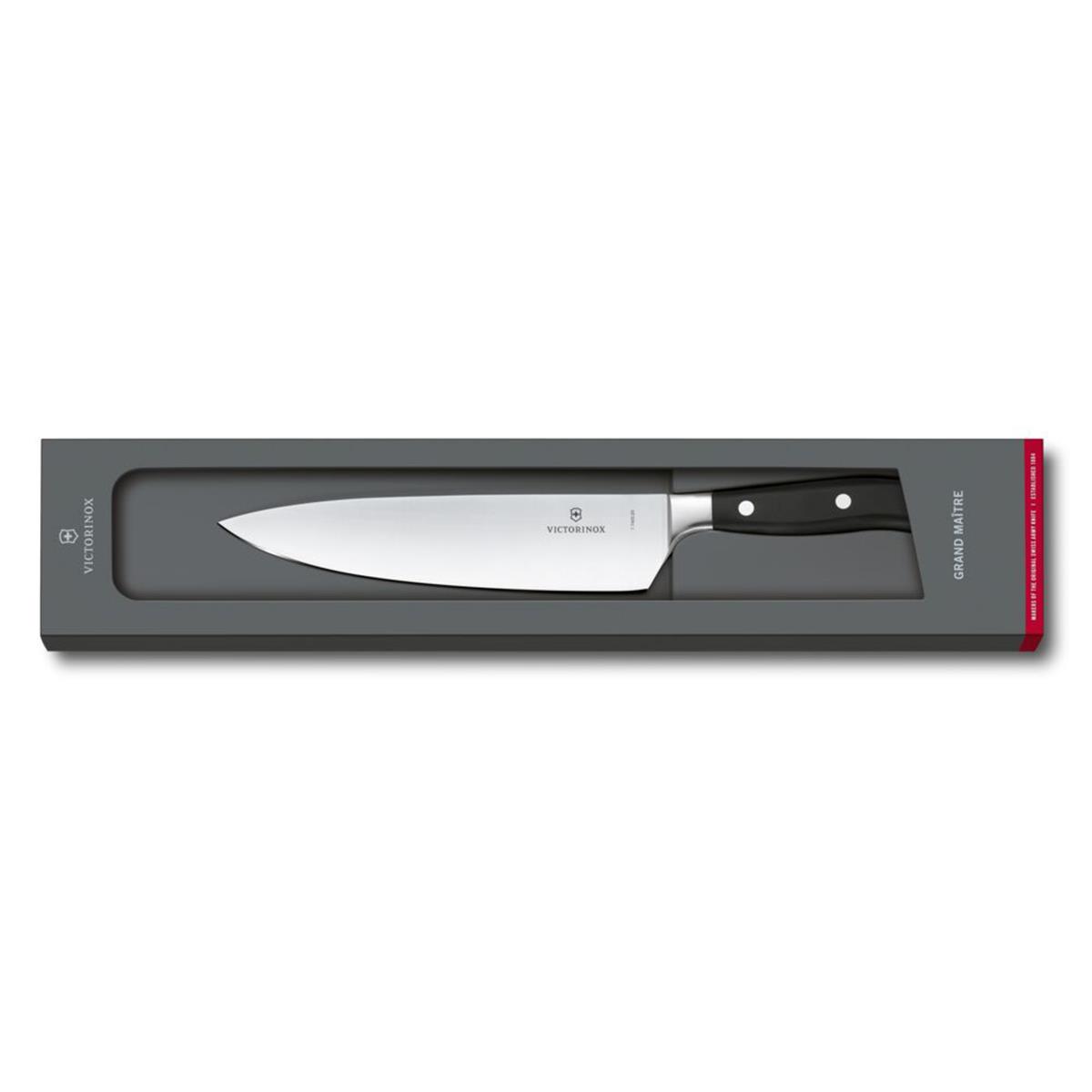 Victorinox 7.7403.20G 20cm Siyah Dövme Çelik Doğrama Bıçağı, Hediye Kutulu