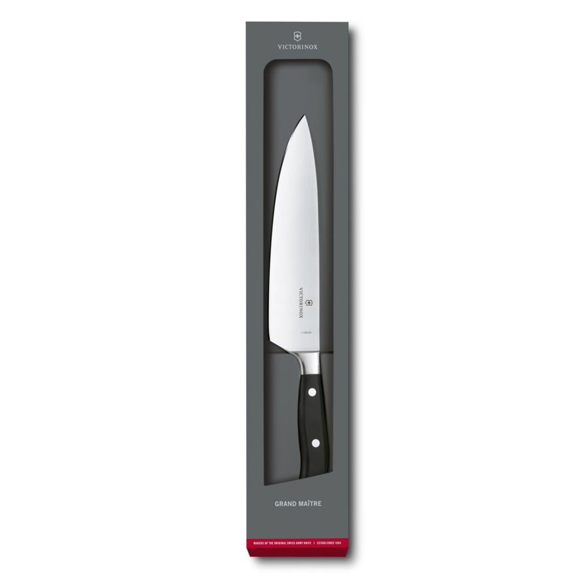 Victorinox 7.7403.20G 20cm Siyah Dövme Çelik Doğrama Bıçağı, Hediye Kutulu
