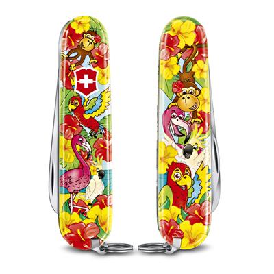 ​Victorinox 0.2373.E3 My First Victorinox Papağan Desenli Çakı ve Boyama Kitabı