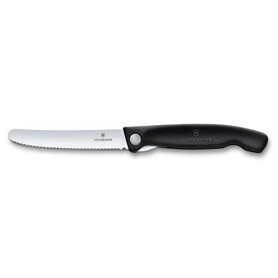 ​​​​​​​​​​​​​​​​​​​​​​​​​​​​​​Victorinox 6.7833.FB 11cm Siyah Tırtıklı Katlanabilir Domates Bıçağı