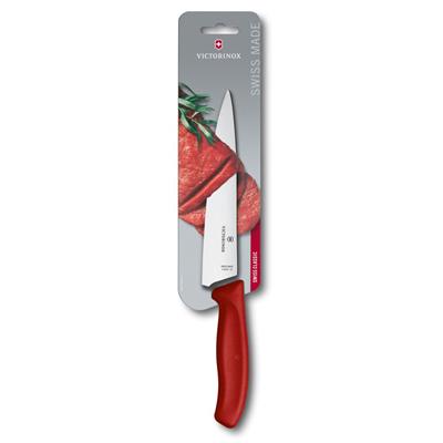 ​​​​​​​​​​​​​​​​​​​​​​​​​​​​​​​Victorinox 6.8001.19B 19cm Kırmızı Doğrama Bıçağı, Blisterli Paket
