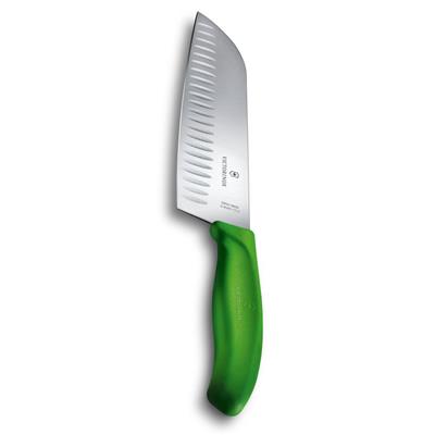 ​Victorinox 6.8526.17L4B 17cm Yeşil Santoku Bıçağı, Blisterli Paket