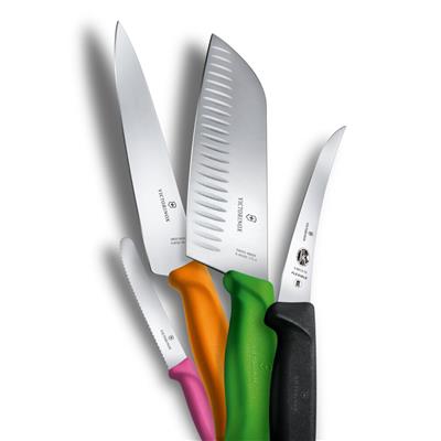 ​Victorinox 6.8526.17L4B 17cm Yeşil Santoku Bıçağı, Blisterli Paket
