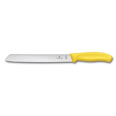 ​​​​​​​​​​​​​​​​​​​​​​​​​​​​​​​​​​​​​​​​​​​Victorinox 6.8636.21L8B 21cm Sarı Ekmek Bıçağı, Blisterli Paket