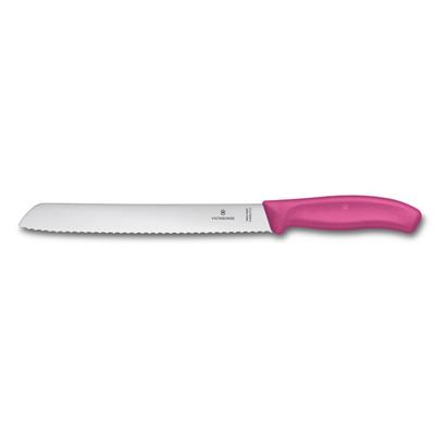 ​​​​​​​​​​​​​​​​​​​​​​​​​​​​​​​​​​​​​​​​​​​Victorinox 6.8636.21L5B 21cm Pembe Ekmek Bıçağı, Blisterli Paket
