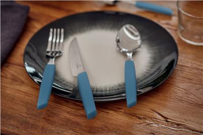 ​Victorinox 6.9096.12W2.24 Swiss Modern Mavi Masa Seti, 24 Parça