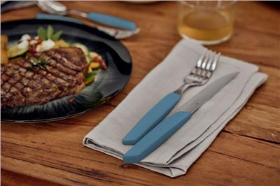 ​Victorinox 6.9096.12W2.24 Swiss Modern Mavi Masa Seti, 24 Parça