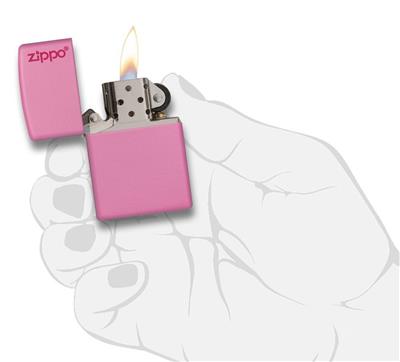238 ZIPPO LOGO PINK