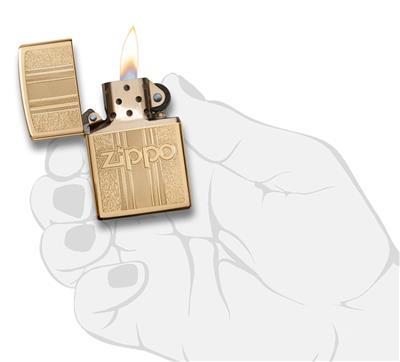 254B Zippo And Pattern Design