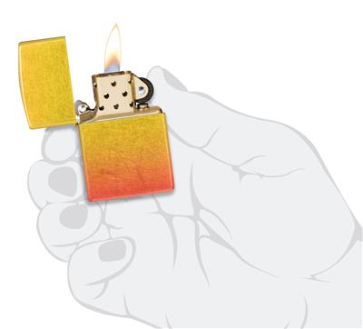 48458 Ombre Orange Yellow Design