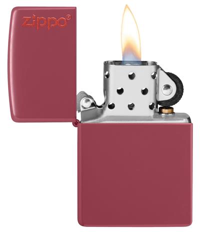 49844Zl Red Brick Zippo Logo