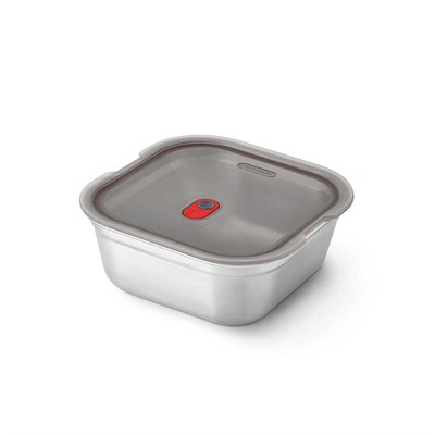 Black+Blum Large 1.4L Kare Çelik Saklama Kabı