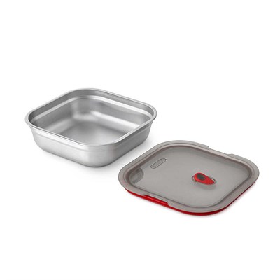 Black+Blum Small 1.1L Kare Çelik Saklama Kabı