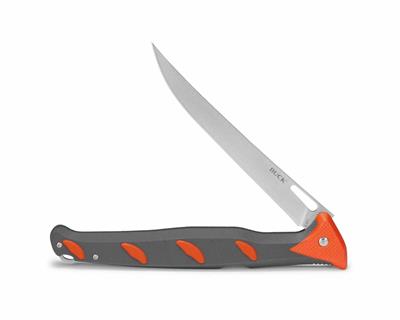 Buck 148 Hookset Fileto Bıçağı, Turuncu-Gri