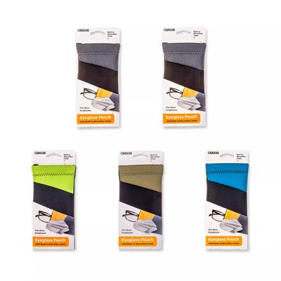 Carson EC-10 Microfiber Lens Temizleme Bezi Kılıflı, Karışık Renk