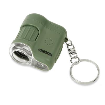 Carson MM-280G MicroMini™ Cep Mikroskobu Anahtarlık, Yeşil