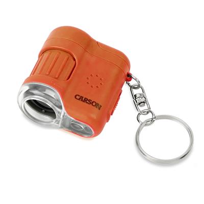 Carson MM-280O MicroMini™ Cep Mikroskobu Anahtarlık, Turuncu