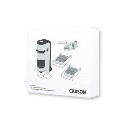 Carson MP-250 MicroFlip® 100x-250x Led UV Cep Mikroskobu + 24 Adet Slayt Set