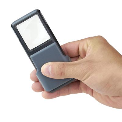 Carson PO-55 MiniBrite™ 5x Led Aydınlatmalı Kayar Taşınabilir Büyüteç