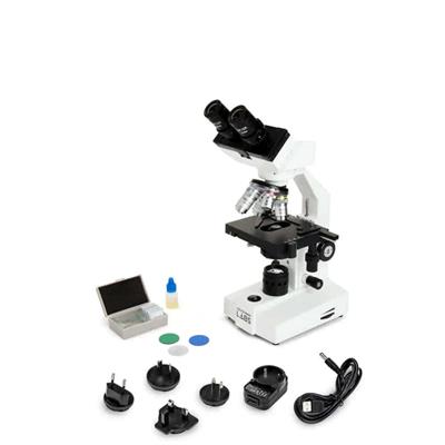 Celestron Labs CB1000CF Mikroskop - 1000x Zoom - Ayarlanabilir LED Işık - Binoküler Başlık