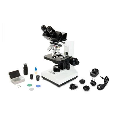 Celestron Labs CB2000C Trinoküler Bileşik Mikroskop – 40x-2000x Büyütme, Hazır Preparatlı, Kamera Uyumlu