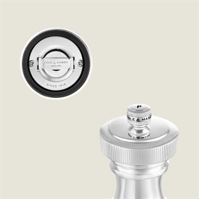 Cole & Mason Hoxton Gümüş Kaplama Tuz ve Biber Değirmenleri 104mm