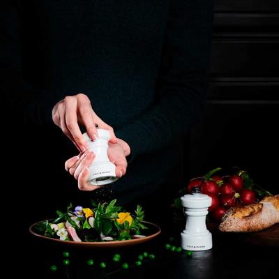 Cole & Mason Hoxton Parlak Beyaz Biber Değirmeni 104mm