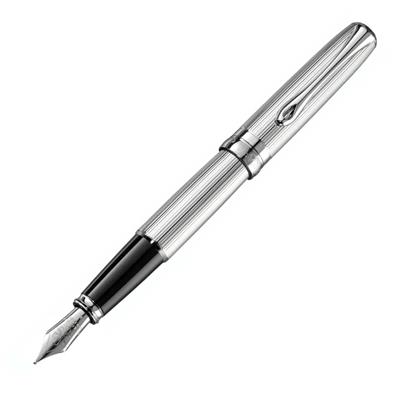 ​​Diplomat D40207025 Excellence A2 Guilloche Krom Dolma Kalem, Medium Uç