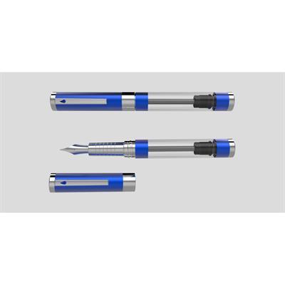 Diplomat D40550023 Nexus Demo Mavi Krom Dolma Kalem, Fine Uç