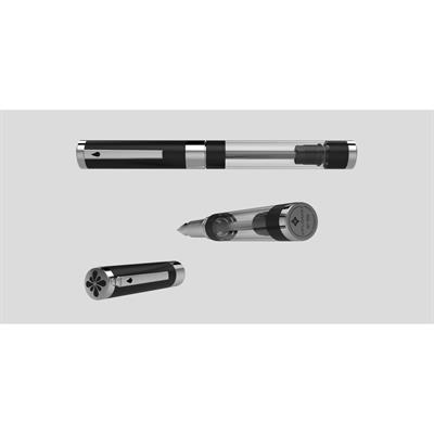 Diplomat D40552025 Nexus Demo Siyah Krom Dolma Kalem, Medium Uç