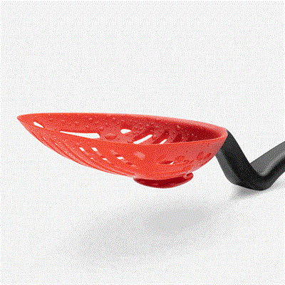 Dreamfarm Big Lestrain Süzgeç, Kırmızı