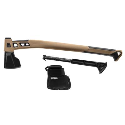 Gerber Gear Bushcraft Balta - Kamp Baltası Kılıflı  - Coyote Kahverengi