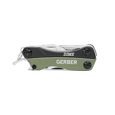 Gerber Gear Dime 12-in-1 Mini Çok Amaçlı Çakı  -Yeşil