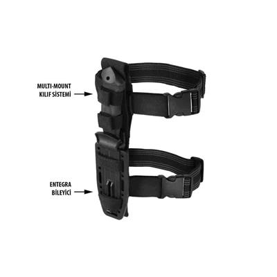 Gerber Gear LMF II Infantry Bıçak – Askeri Seviye Taktik Bıçak, Molle Kılıf ve Bileme Aleti – Siyah