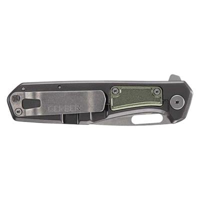 Gerber Gear MiniSada Katlanır Cep Bıçağı, Klipsli Çok Amaçlı Katlanabilir Bıçak - Yeşil