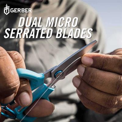 Gerber Gear Neat Freak Balıkçılık Makası - Tuzlu Suya Dayanıklı Balıkçı Makası - Mavi