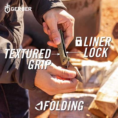 Gerber Gear Zilch Katlanır Cep Çakısı - Yeşil