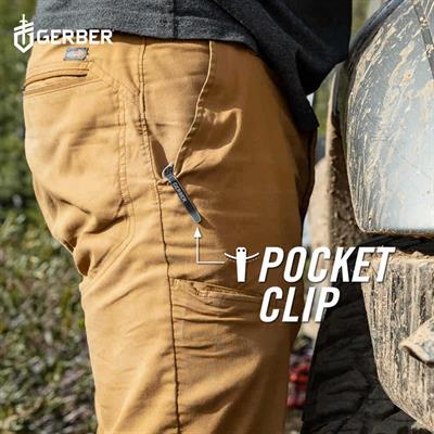 Gerber Gear Zilch Katlanır Cep Çakısı - Mat Kırmızı