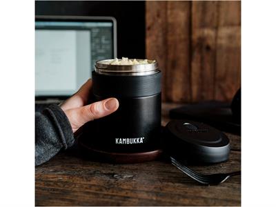 Kambukka 11-06010 Bora Yemek Termosu 600ml, Siyah