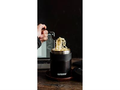 Kambukka 11-06010 Bora Yemek Termosu 600ml, Siyah